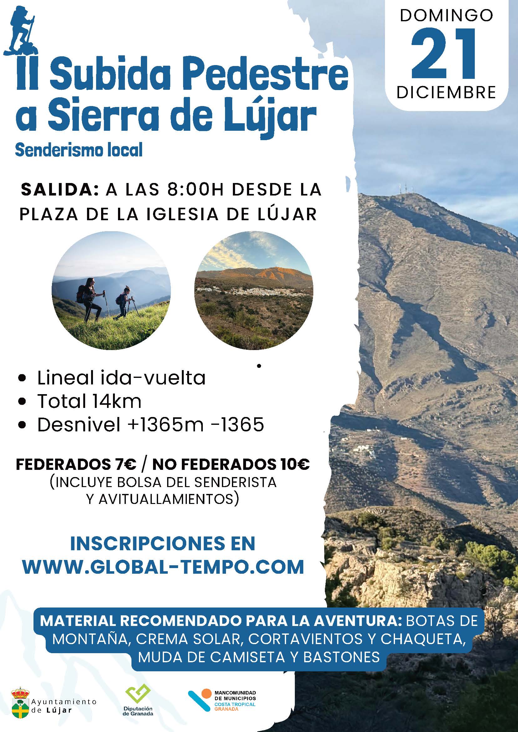 II SUBIDA PEDESTRE A SIERRA DE LÚJAR